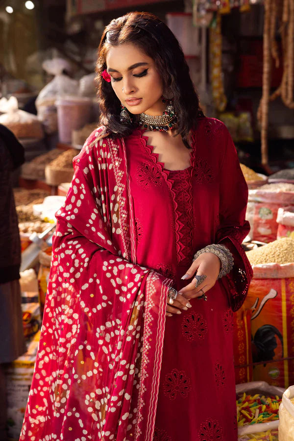 Nureh | Bazaar Lawn Chikankari 24 | NS-124 - by - Libasekhas UK - Registered Vendor of : Nureh - 100% Original Designer Dresss