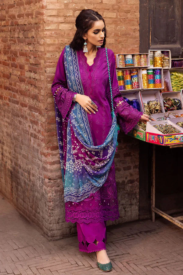 Nureh | Bazaar Lawn Chikankari 24 | NS-125 - by - Libasekhas UK - Registered Vendor of : Nureh - 100% Original Designer Dresss