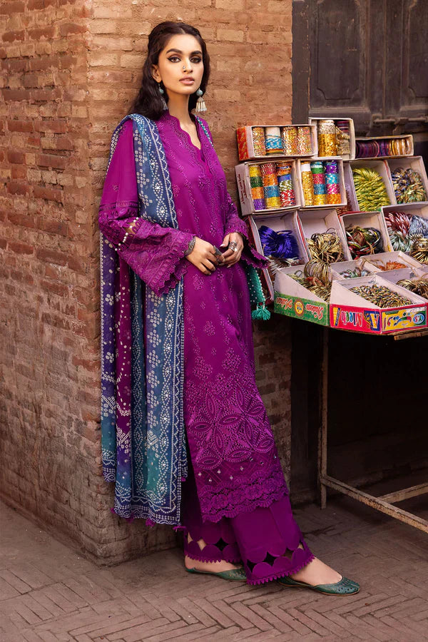 Nureh | Bazaar Lawn Chikankari 24 | NS-125 - by - Libasekhas UK - Registered Vendor of : Nureh - 100% Original Designer Dresss