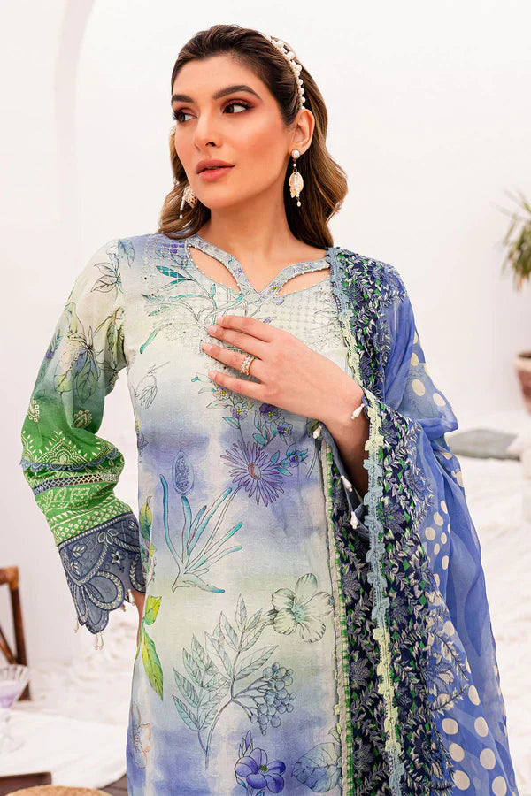 Nureh | Gardenia Lawn 24 | NSG-147 - by - Libasekhas UK - Registered Vendor of : Nureh - 100% Original Designer Dresss