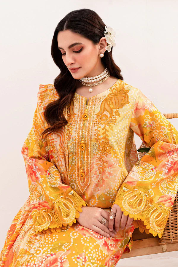 Nureh | Gardenia Lawn 24 | NSG-143 - by - Libasekhas UK - Registered Vendor of : Nureh - 100% Original Designer Dresss