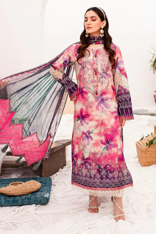 Nureh | Gardenia Lawn 24 | NSG-146 - by - Libasekhas UK - Registered Vendor of : Nureh - 100% Original Designer Dresss