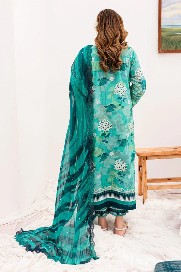 Nureh | Gardenia Lawn 24 | NSG-144 - by - Libasekhas UK - Registered Vendor of : Nureh - 100% Original Designer Dresss