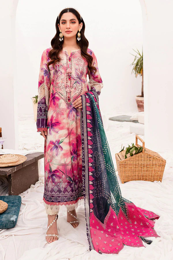 Nureh | Gardenia Lawn 24 | NSG-146 - by - Libasekhas UK - Registered Vendor of : Nureh - 100% Original Designer Dresss