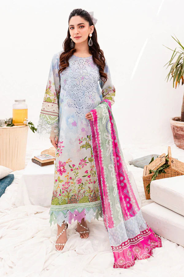 Nureh | Gardenia Lawn 24 | NSG-141 - by - Libasekhas UK - Registered Vendor of : Nureh - 100% Original Designer Dresss