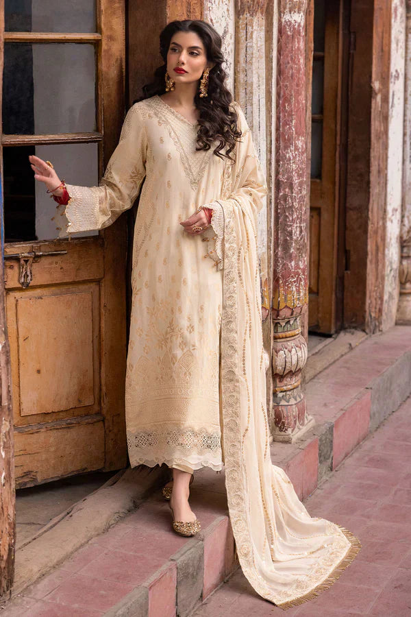 Nureh | Jacquard Lawn | Alif - by - Libasekhas UK - Registered Vendor of : Nureh - 100% Original Designer Dresss