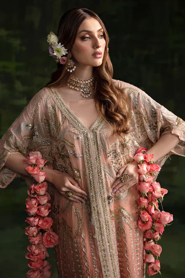 Nureh | Wedding Formals 24 | Sheer Pink - by - Libasekhas UK - Registered Vendor of : Nureh - 100% Original Designer Dresss
