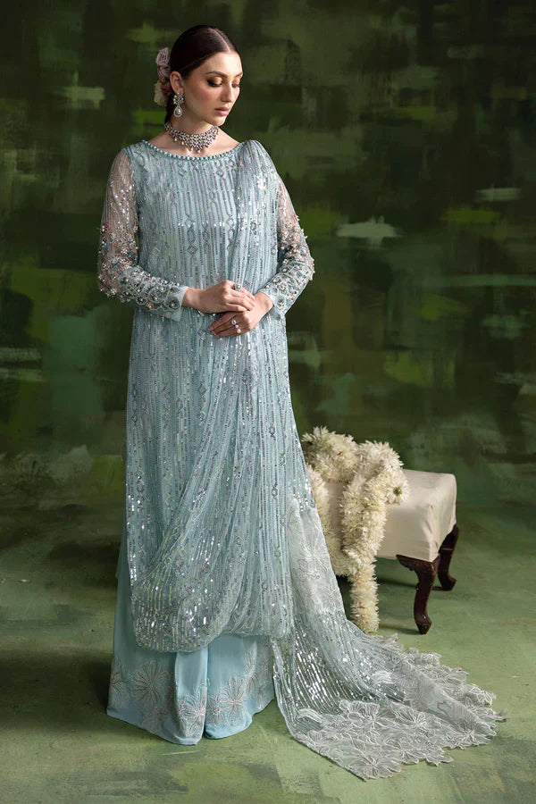 Nureh | Wedding Formals 24 | Aqua Moon - by - Libasekhas UK - Registered Vendor of : Nureh - 100% Original Designer Dresss
