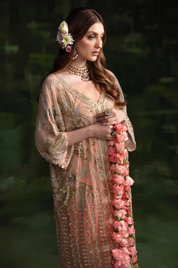 Nureh | Wedding Formals 24 | Sheer Pink - by - Libasekhas UK - Registered Vendor of : Nureh - 100% Original Designer Dresss