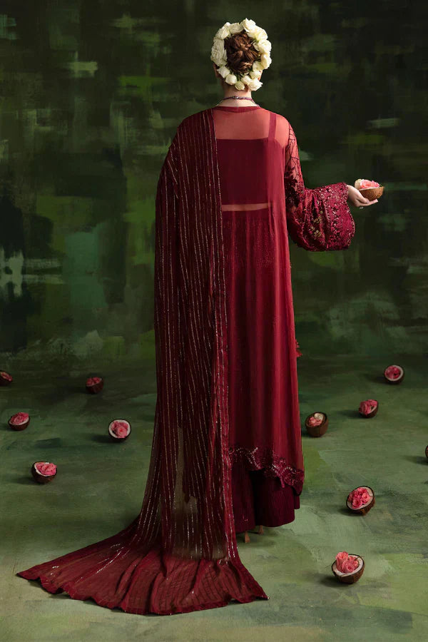 Nureh | Wedding Formals 24 | Russian Red - by - Libasekhas UK - Registered Vendor of : Nureh - 100% Original Designer Dresss