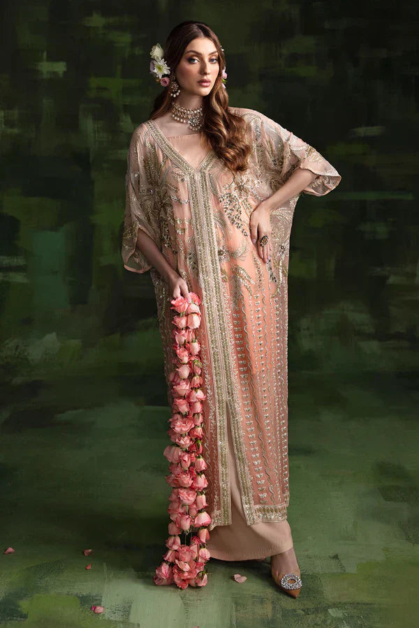 Nureh | Wedding Formals 24 | Sheer Pink - by - Libasekhas UK - Registered Vendor of : Nureh - 100% Original Designer Dresss