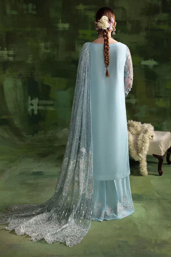 Nureh | Wedding Formals 24 | Aqua Moon - by - Libasekhas UK - Registered Vendor of : Nureh - 100% Original Designer Dresss