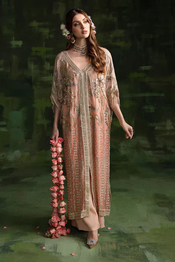 Nureh | Wedding Formals 24 | Sheer Pink - by - Libasekhas UK - Registered Vendor of : Nureh - 100% Original Designer Dresss