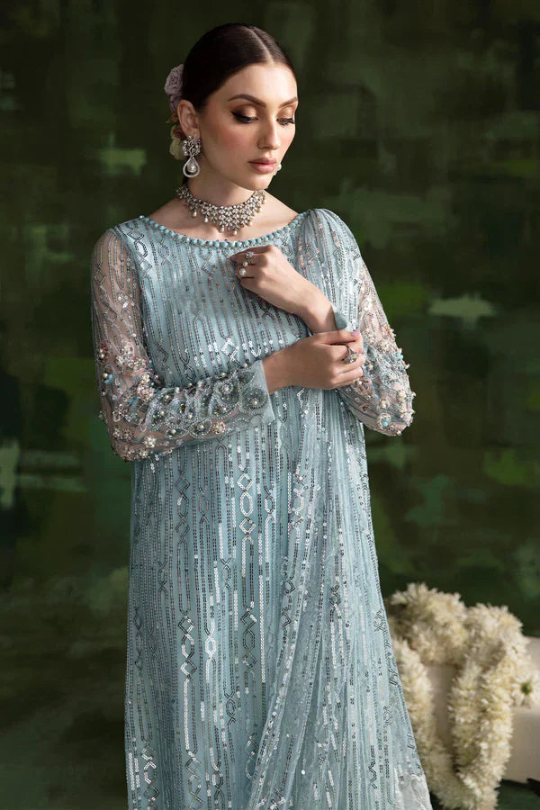 Nureh | Wedding Formals 24 | Aqua Moon - by - Libasekhas UK - Registered Vendor of : Nureh - 100% Original Designer Dresss