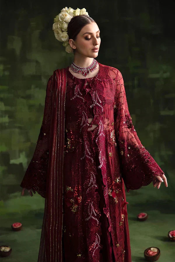Nureh | Wedding Formals 24 | Russian Red - by - Libasekhas UK - Registered Vendor of : Nureh - 100% Original Designer Dresss