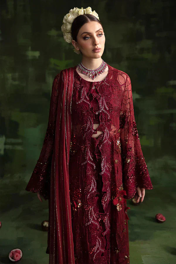 Nureh | Wedding Formals 24 | Russian Red - by - Libasekhas UK - Registered Vendor of : Nureh - 100% Original Designer Dresss