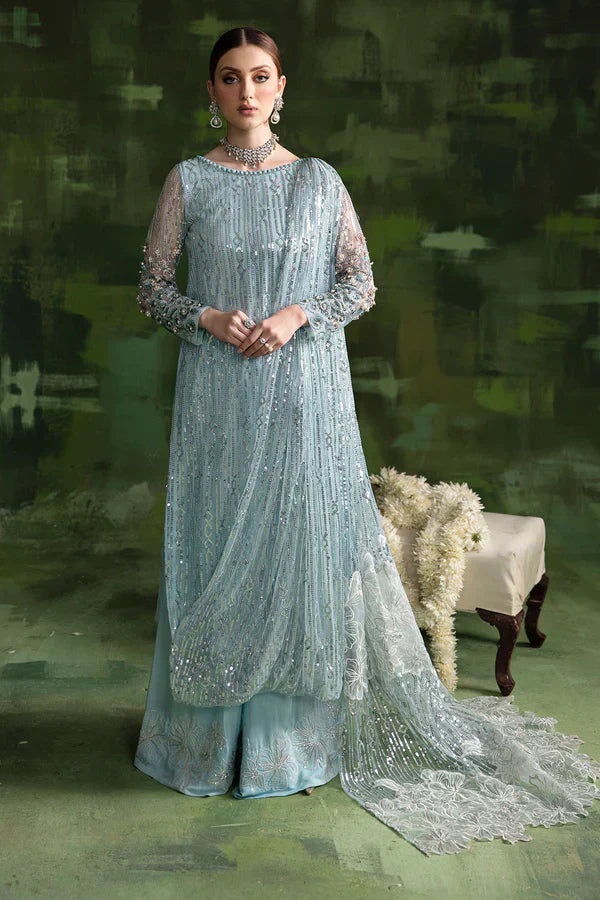 Nureh | Wedding Formals 24 | Aqua Moon - by - Libasekhas UK - Registered Vendor of : Nureh - 100% Original Designer Dresss