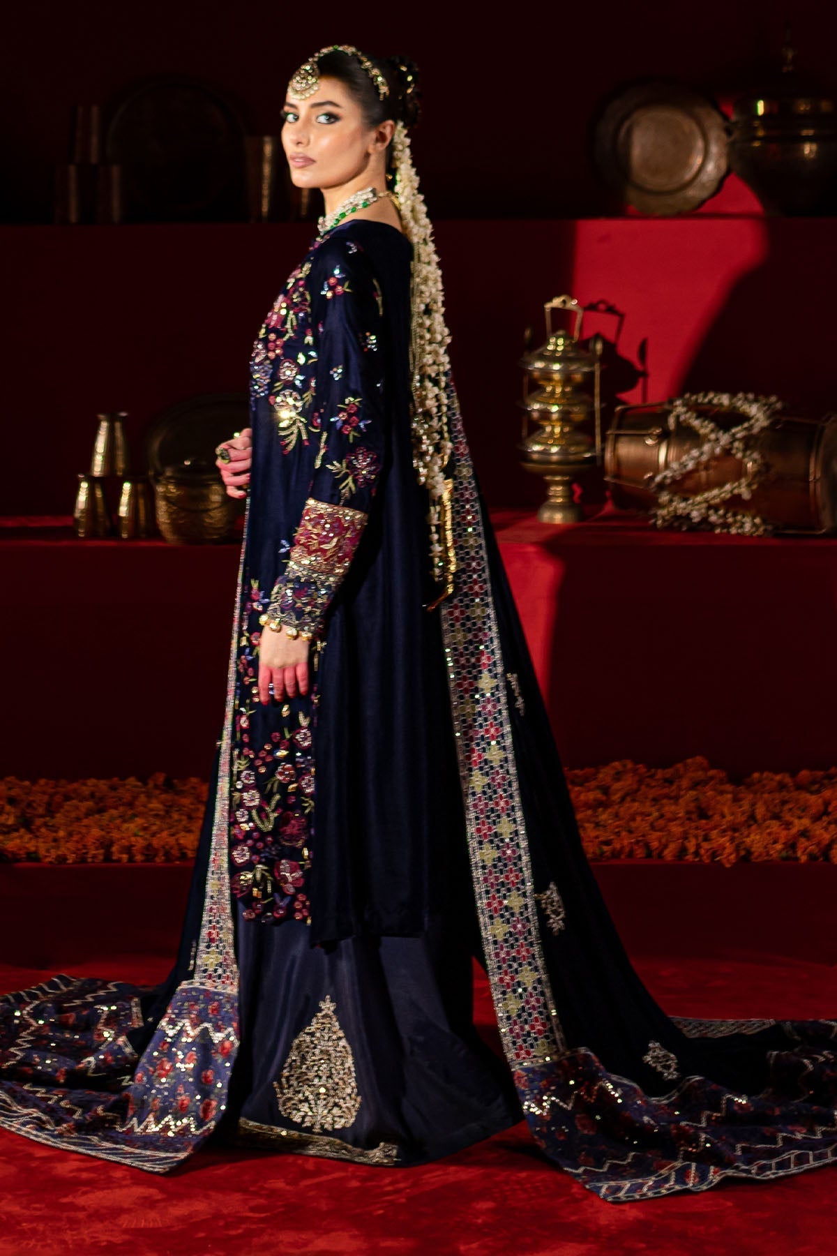 Nureh | Maya Velvet |  NW-93 - by - Libasekhas UK - Registered Vendor of : Nureh - 100% Original Designer Dresss
