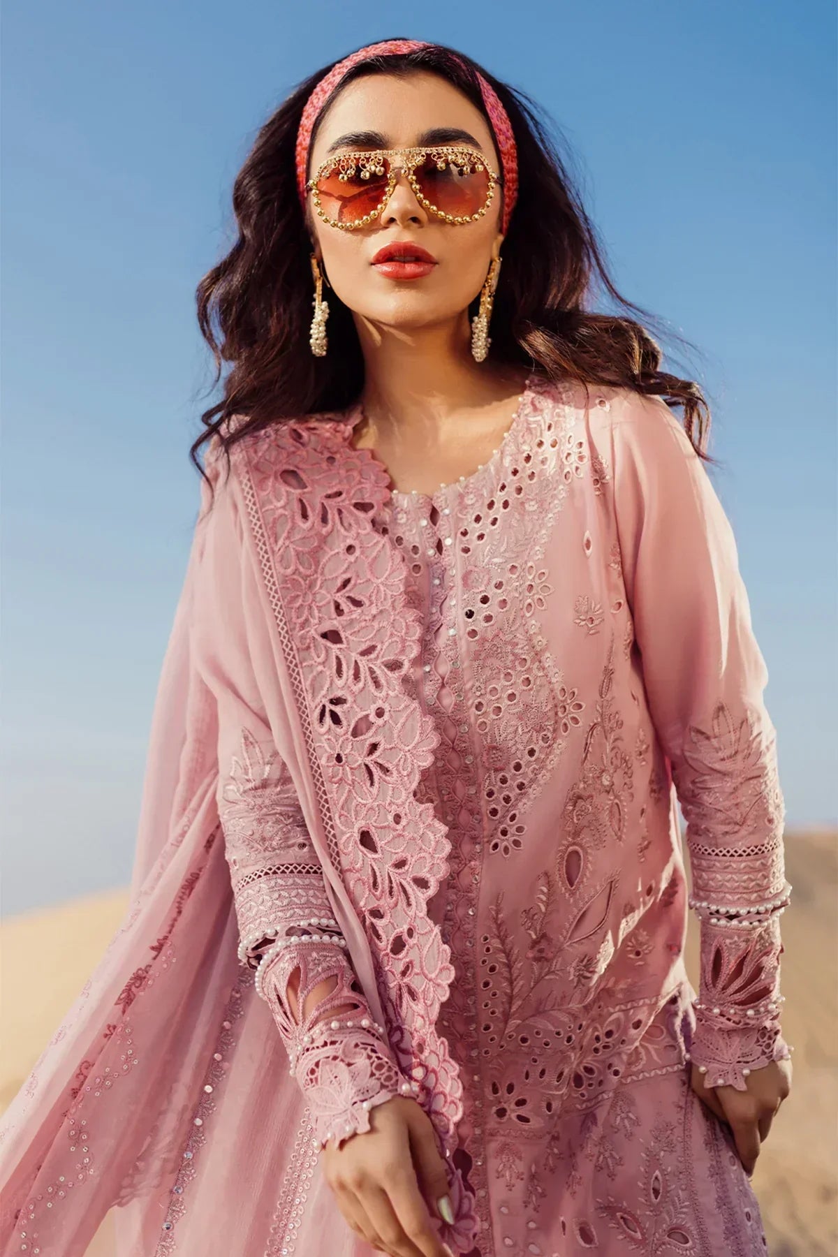 Nureh | Sehra Swiss Voil Lawn | CARNIVAL - NE-73 - by - Libasekhas UK - Registered Vendor of : Nureh - 100% Original Designer Dresss
