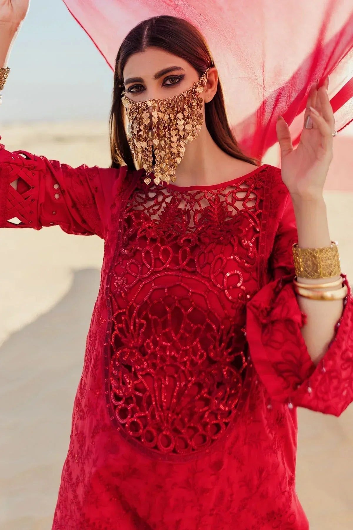 Nureh | Sehra Swiss Voil Lawn | AURORA - NE-79 - by - Libasekhas UK - Registered Vendor of : Nureh - 100% Original Designer Dresss