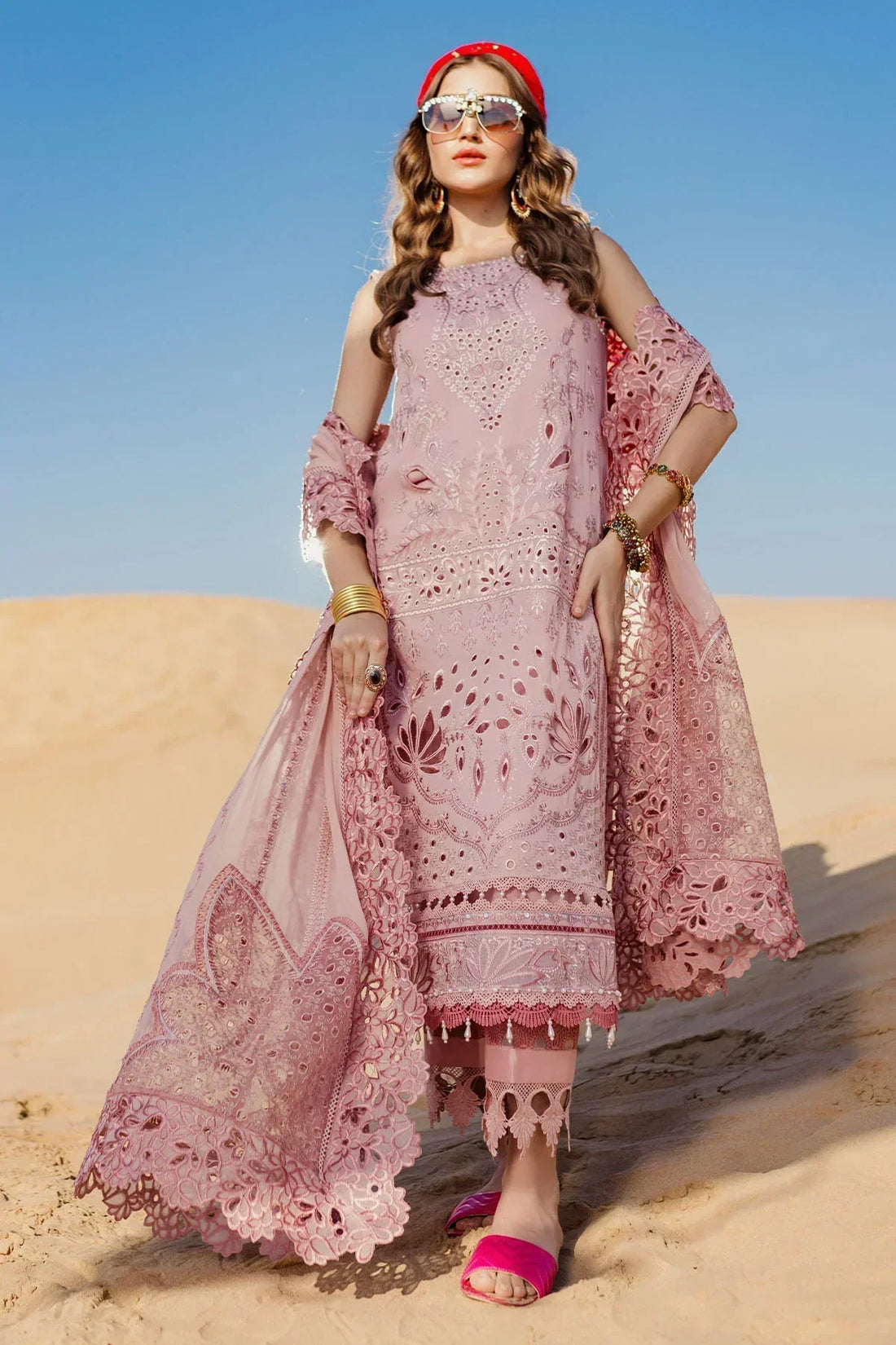 Nureh | Sehra Swiss Voil Lawn | CARNIVAL - NE-73 - by - Libasekhas UK - Registered Vendor of : Nureh - 100% Original Designer Dresss