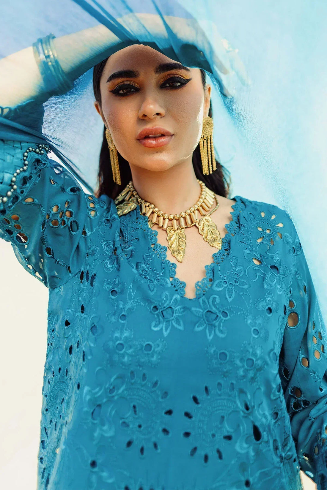 Nureh | Sehra Swiss Voil Lawn | BOSCO - NE-78 - by - Libasekhas UK - Registered Vendor of : Nureh - 100% Original Designer Dresss