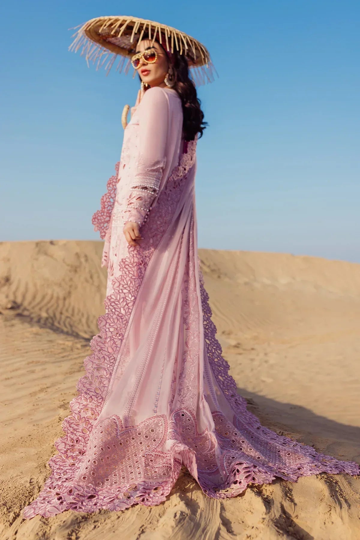 Nureh | Sehra Swiss Voil Lawn | CARNIVAL - NE-73 - by - Libasekhas UK - Registered Vendor of : Nureh - 100% Original Designer Dresss