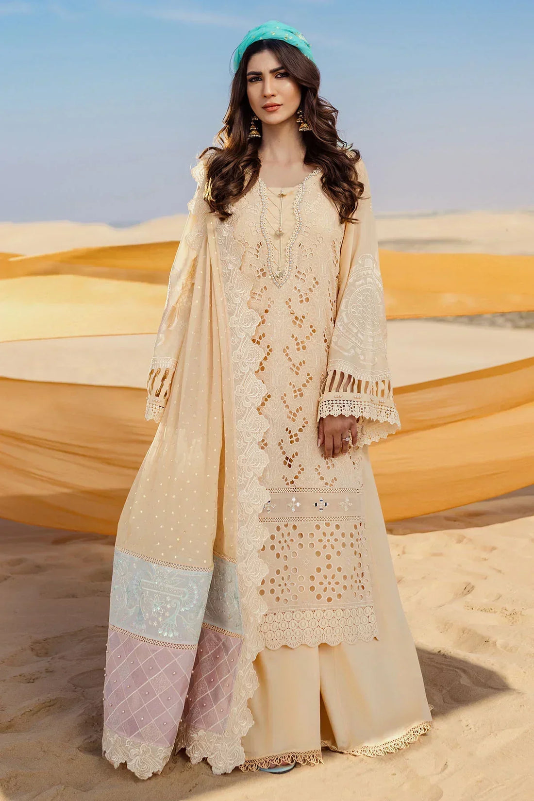 Nureh | Sehra Swiss Voil Lawn | FEROCE - NE-74 - by - Libasekhas UK - Registered Vendor of : Nureh - 100% Original Designer Dresss