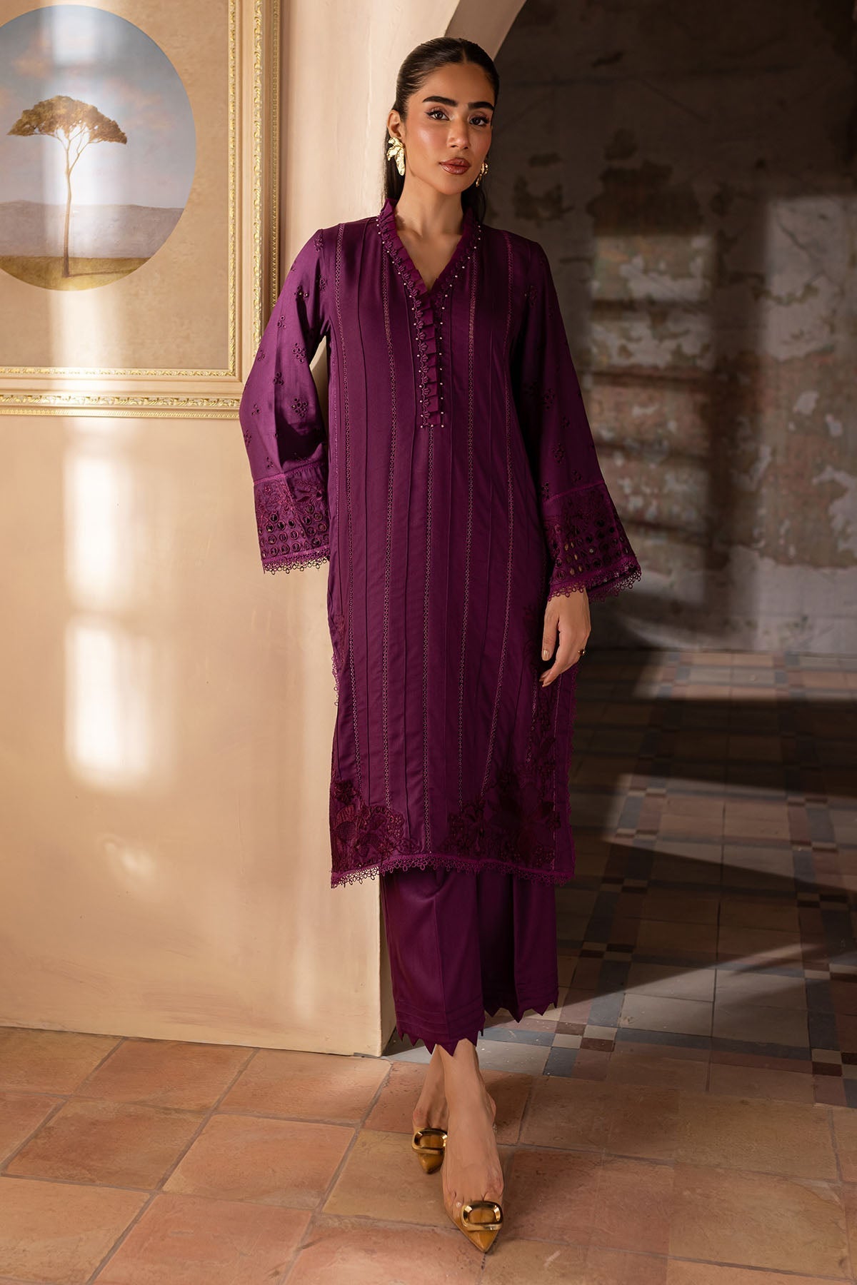 Nureh | Shades of Winter |  NP-577 - by - Libasekhas UK - Registered Vendor of : Nureh - 100% Original Designer Dresss