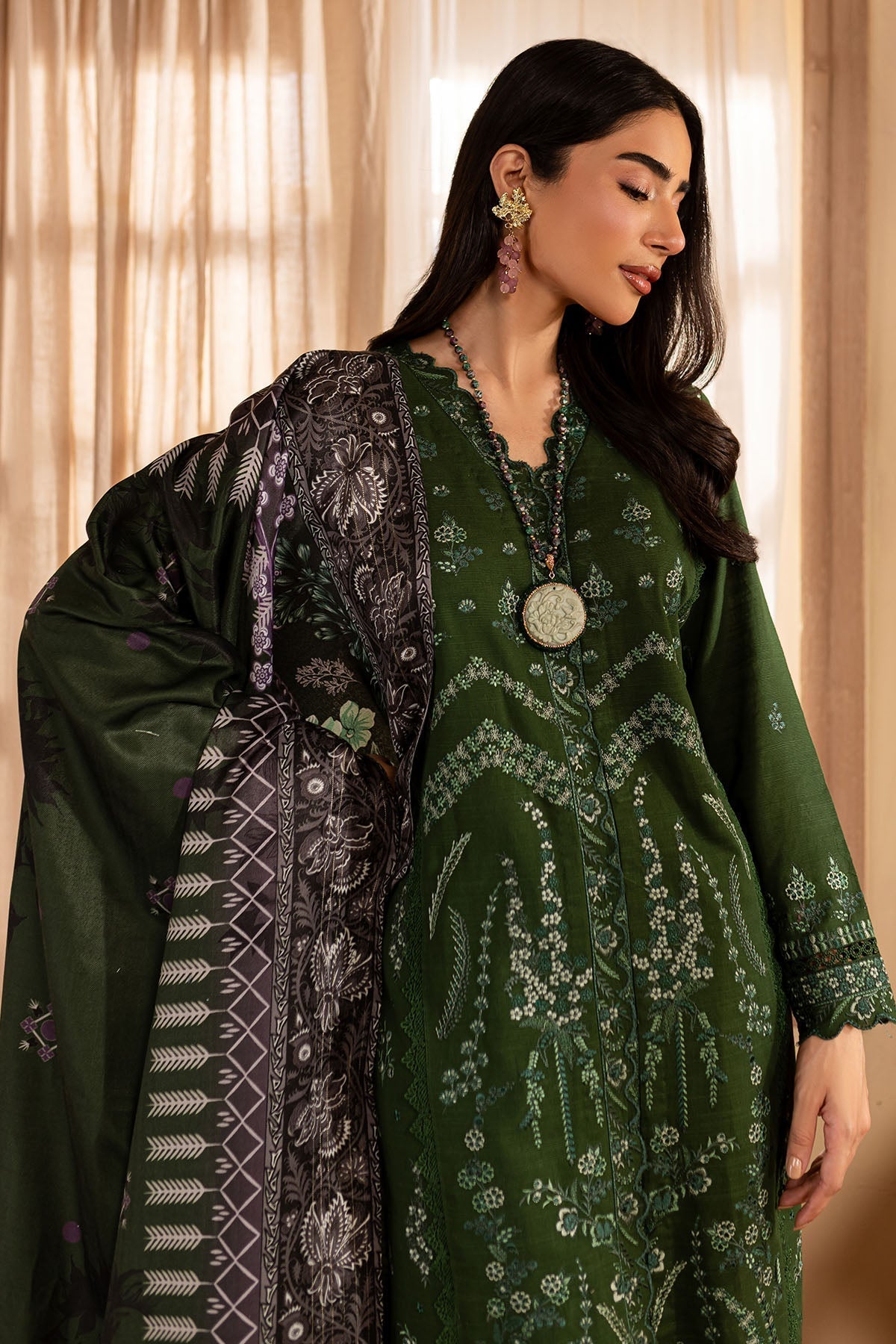 Nureh | Shades of Winter |  NP-579 - by - Libasekhas UK - Registered Vendor of : Nureh - 100% Original Designer Dresss