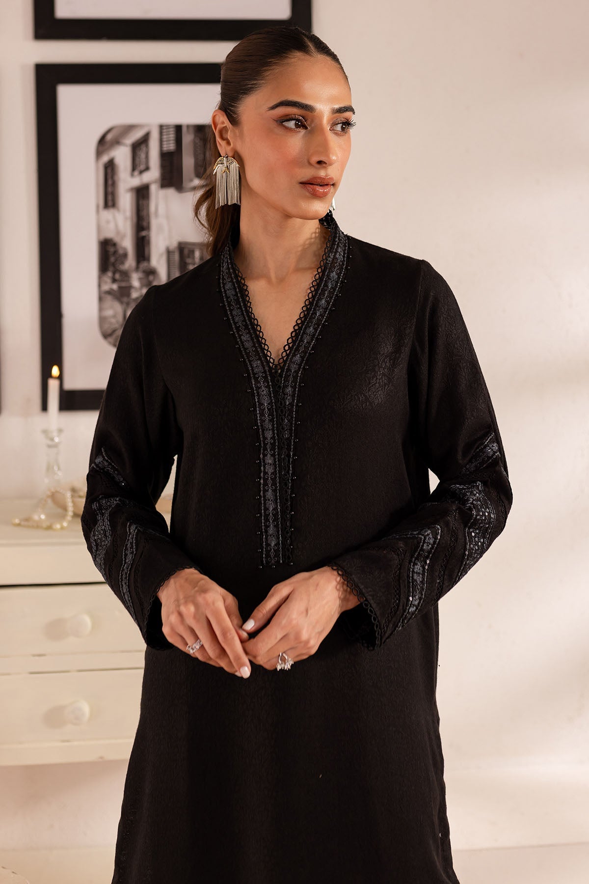 Nureh | Shades of Winter |  NP-590 - by - Libasekhas UK - Registered Vendor of : Nureh - 100% Original Designer Dresss