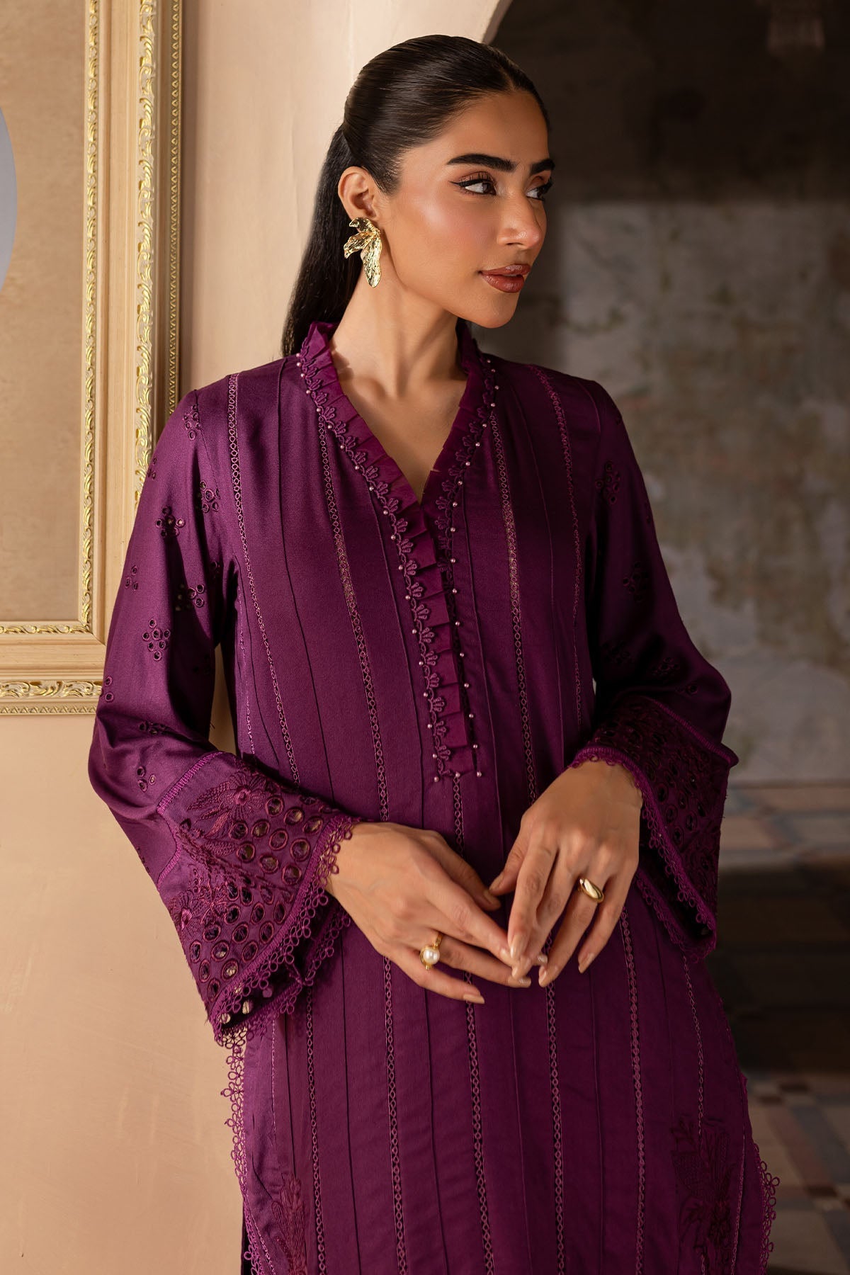 Nureh | Shades of Winter |  NP-577 - by - Libasekhas UK - Registered Vendor of : Nureh - 100% Original Designer Dresss