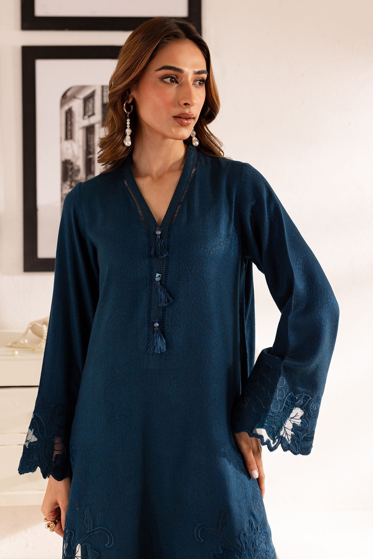 Nureh | Shades of Winter |  NP-588 - by - Libasekhas UK - Registered Vendor of : Nureh - 100% Original Designer Dresss