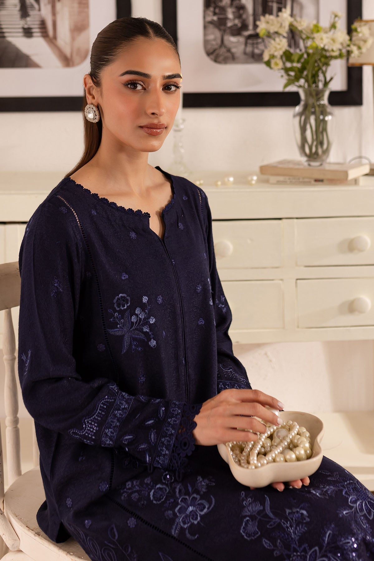 Nureh | Shades of Winter |  NP-591 - by - Libasekhas UK - Registered Vendor of : Nureh - 100% Original Designer Dresss