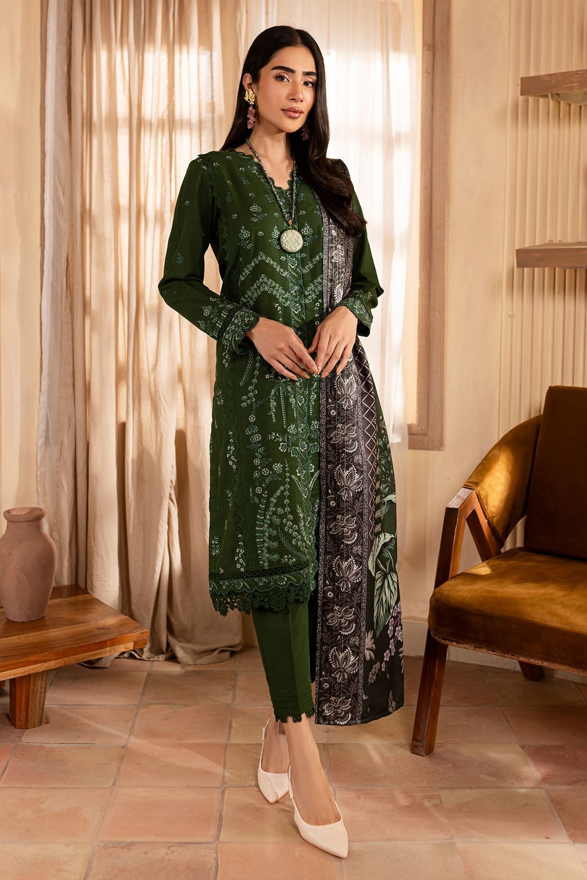 Nureh | Shades of Winter |  NP-579 - by - Libasekhas UK - Registered Vendor of : Nureh - 100% Original Designer Dresss