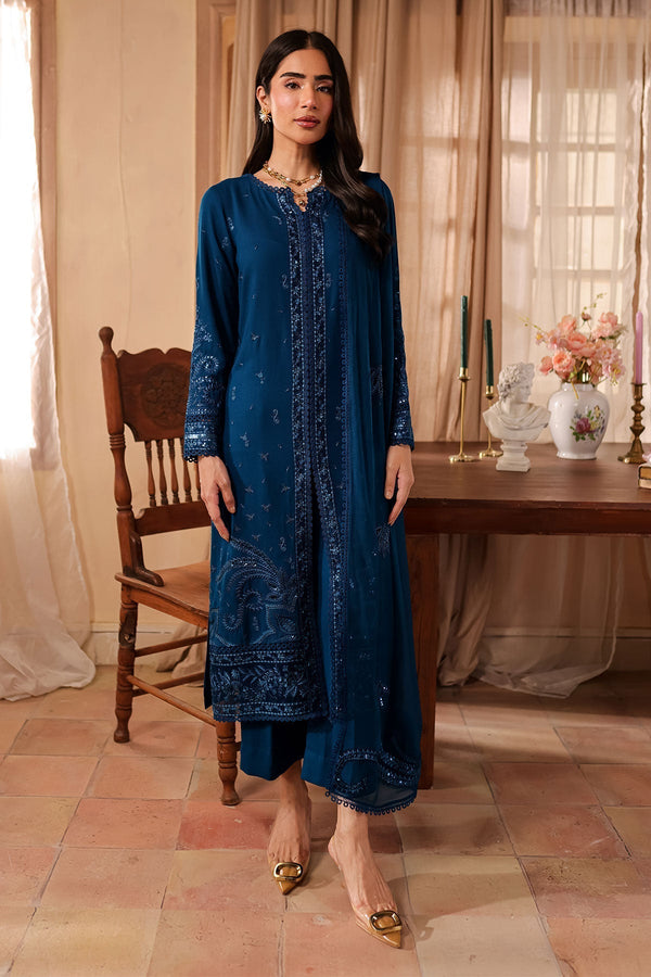 Nureh | Shades of Winter |  NP-583 - by - Libasekhas UK - Registered Vendor of : Nureh - 100% Original Designer Dresss