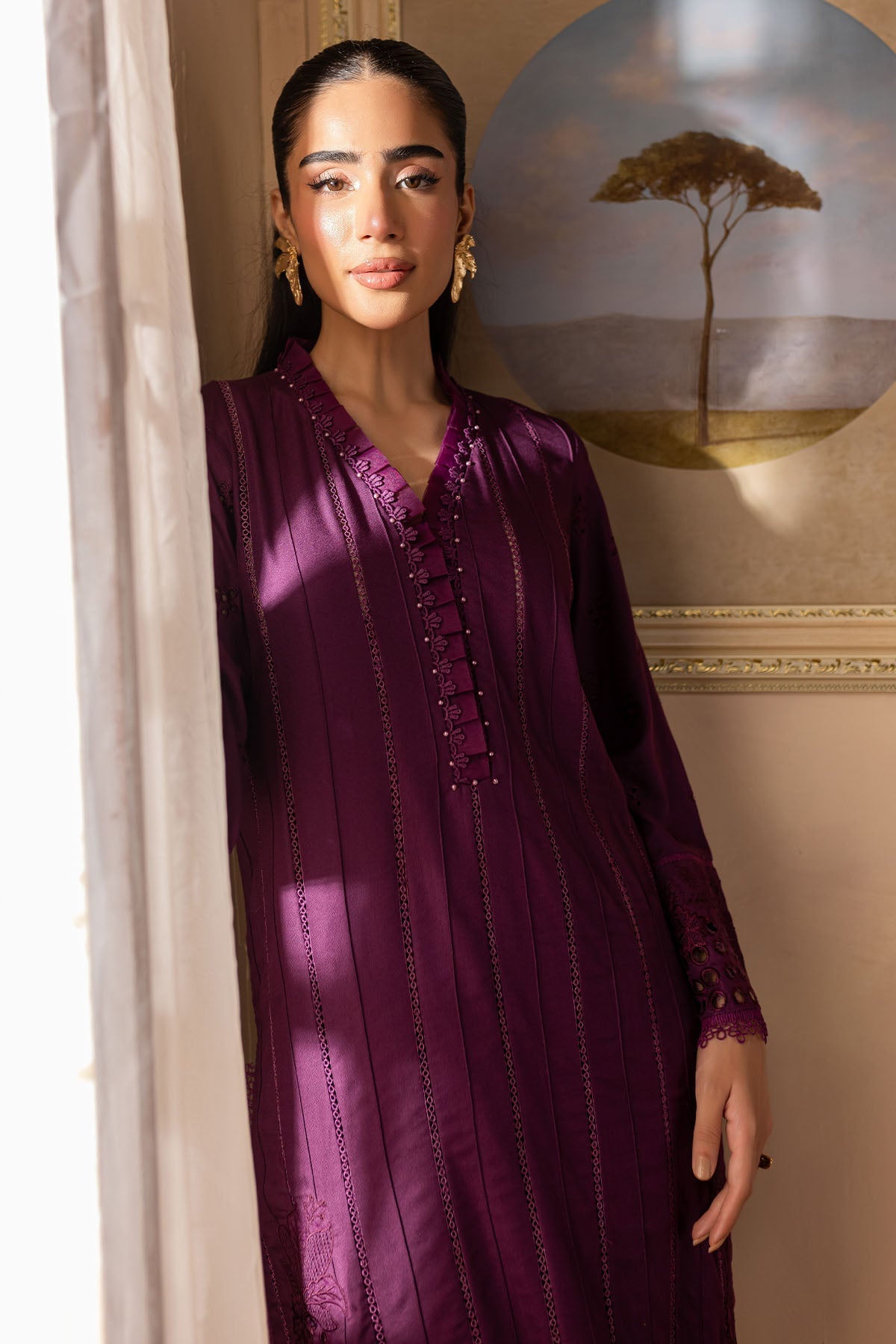 Nureh | Shades of Winter |  NP-577 - by - Libasekhas UK - Registered Vendor of : Nureh - 100% Original Designer Dresss