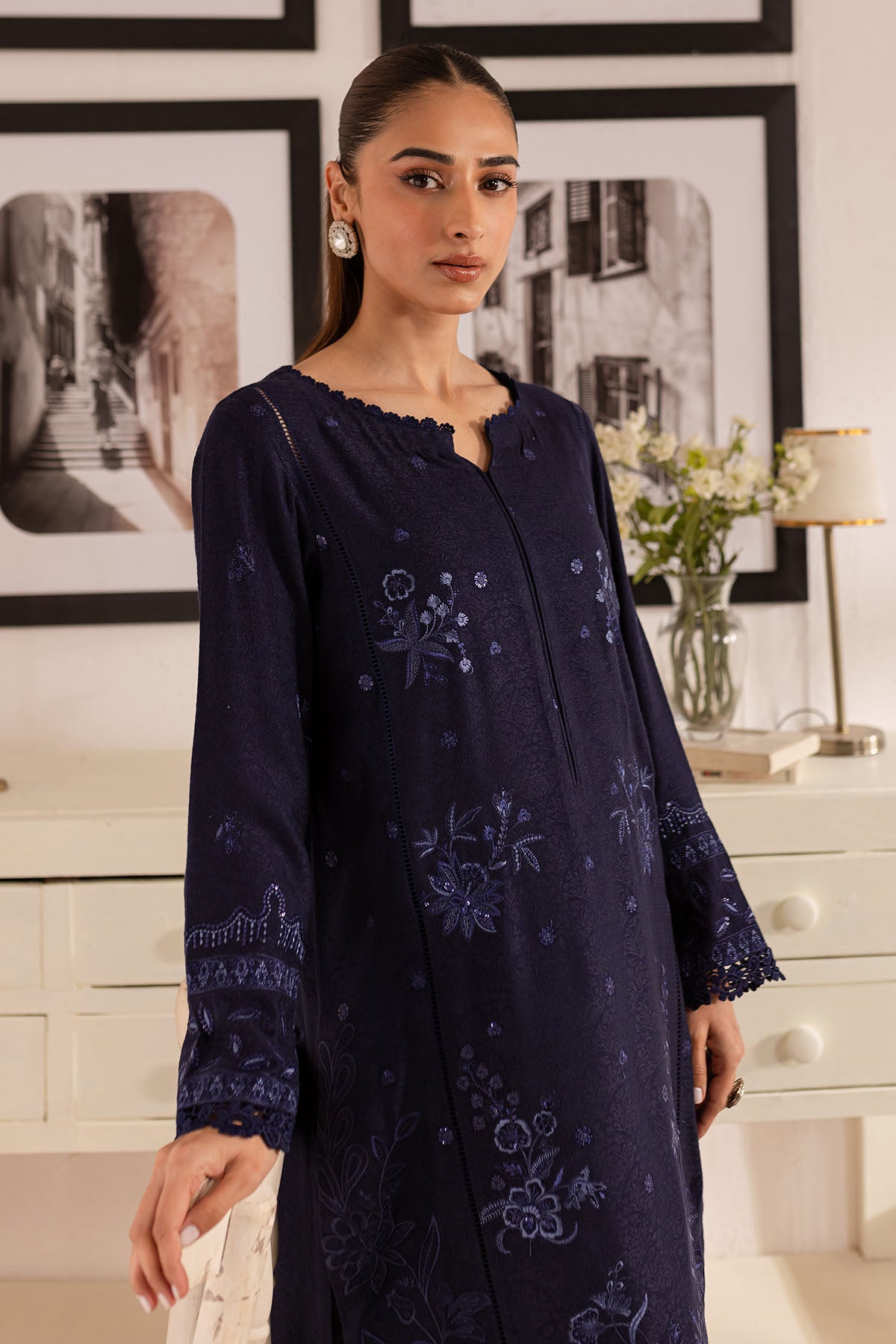 Nureh | Shades of Winter |  NP-591 - by - Libasekhas UK - Registered Vendor of : Nureh - 100% Original Designer Dresss