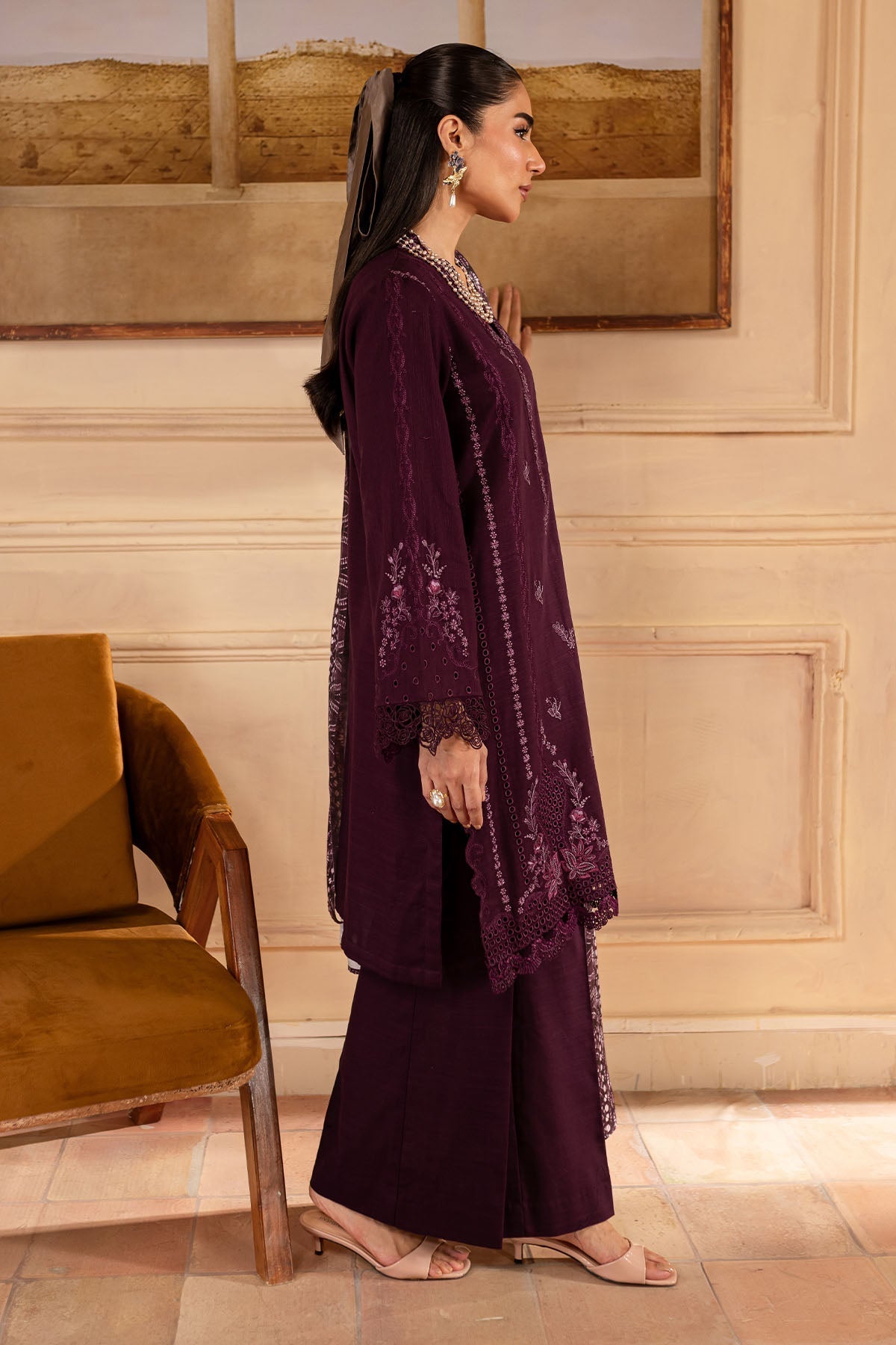 Nureh | Shades of Winter |  NP-581 - by - Libasekhas UK - Registered Vendor of : Nureh - 100% Original Designer Dresss