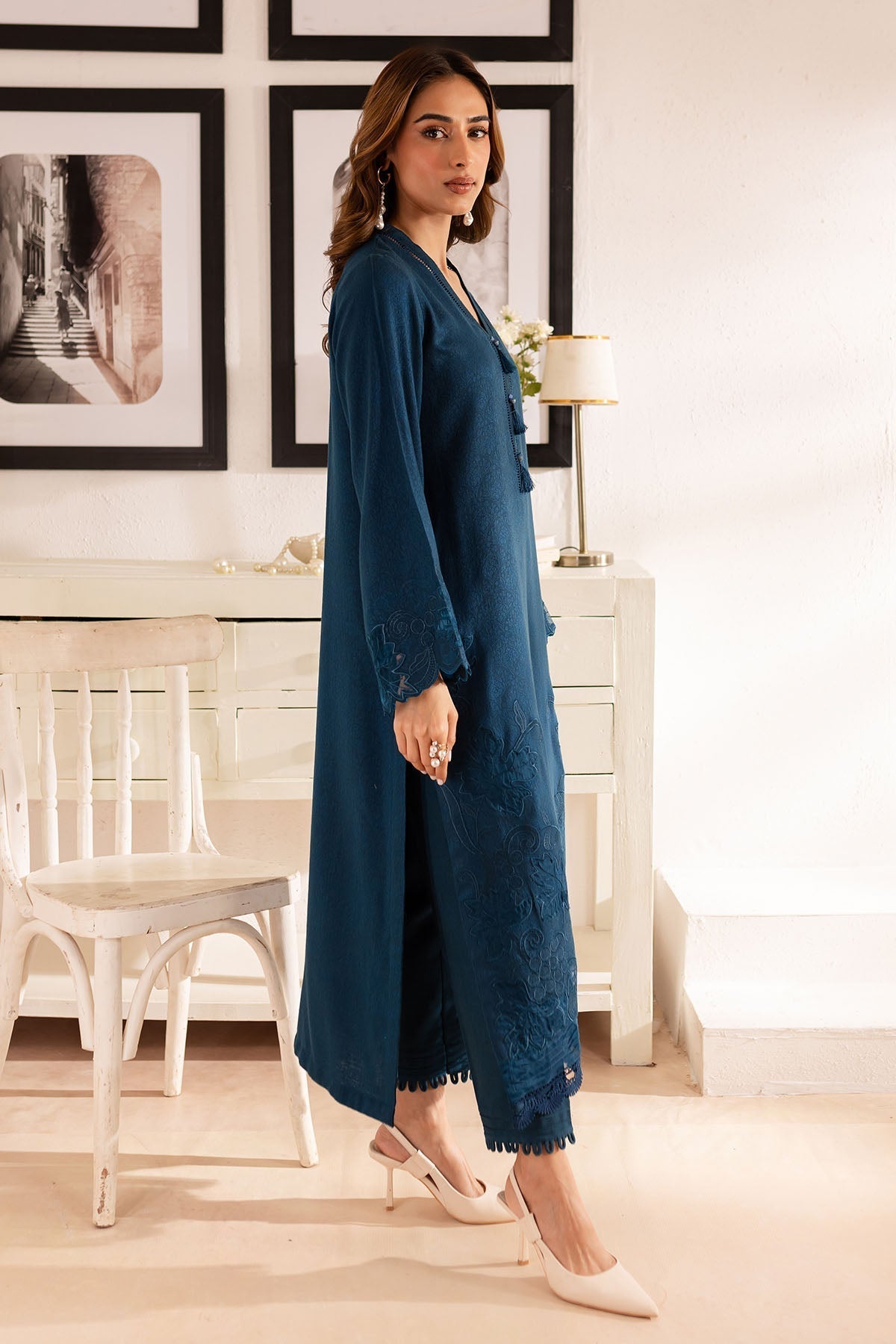 Nureh | Shades of Winter |  NP-588 - by - Libasekhas UK - Registered Vendor of : Nureh - 100% Original Designer Dresss