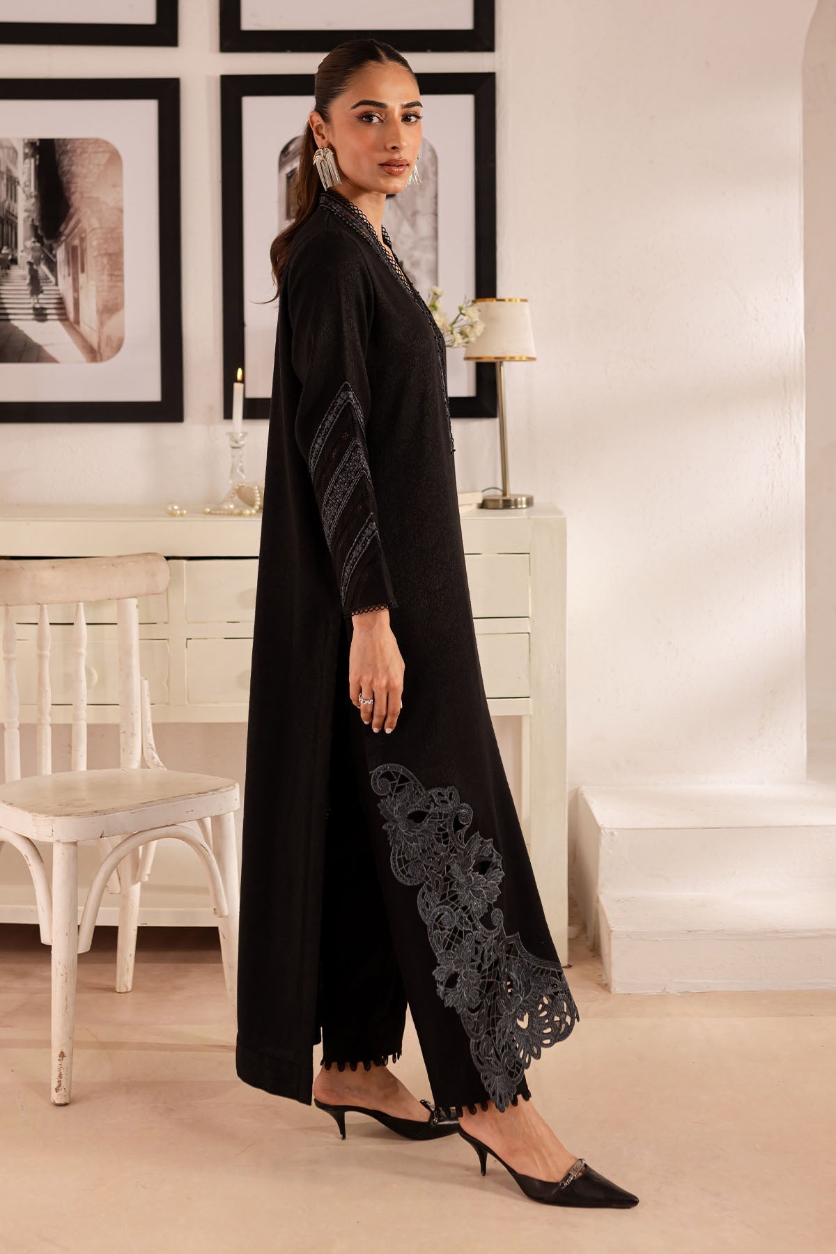 Nureh | Shades of Winter |  NP-590 - by - Libasekhas UK - Registered Vendor of : Nureh - 100% Original Designer Dresss