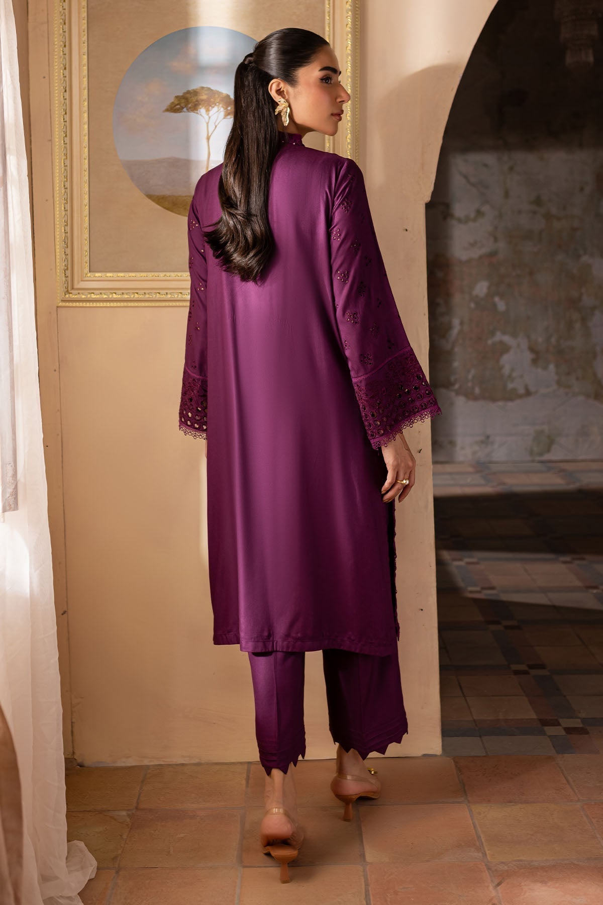Nureh | Shades of Winter |  NP-577 - by - Libasekhas UK - Registered Vendor of : Nureh - 100% Original Designer Dresss