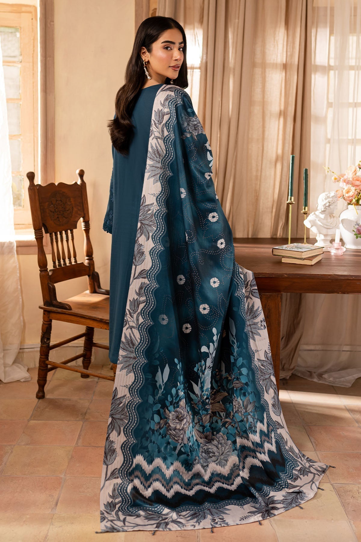 Nureh | Shades of Winter |  NP-580 - by - Libasekhas UK - Registered Vendor of : Nureh - 100% Original Designer Dresss