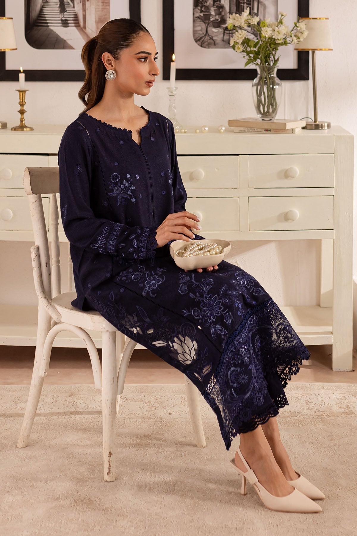 Nureh | Shades of Winter |  NP-591 - by - Libasekhas UK - Registered Vendor of : Nureh - 100% Original Designer Dresss