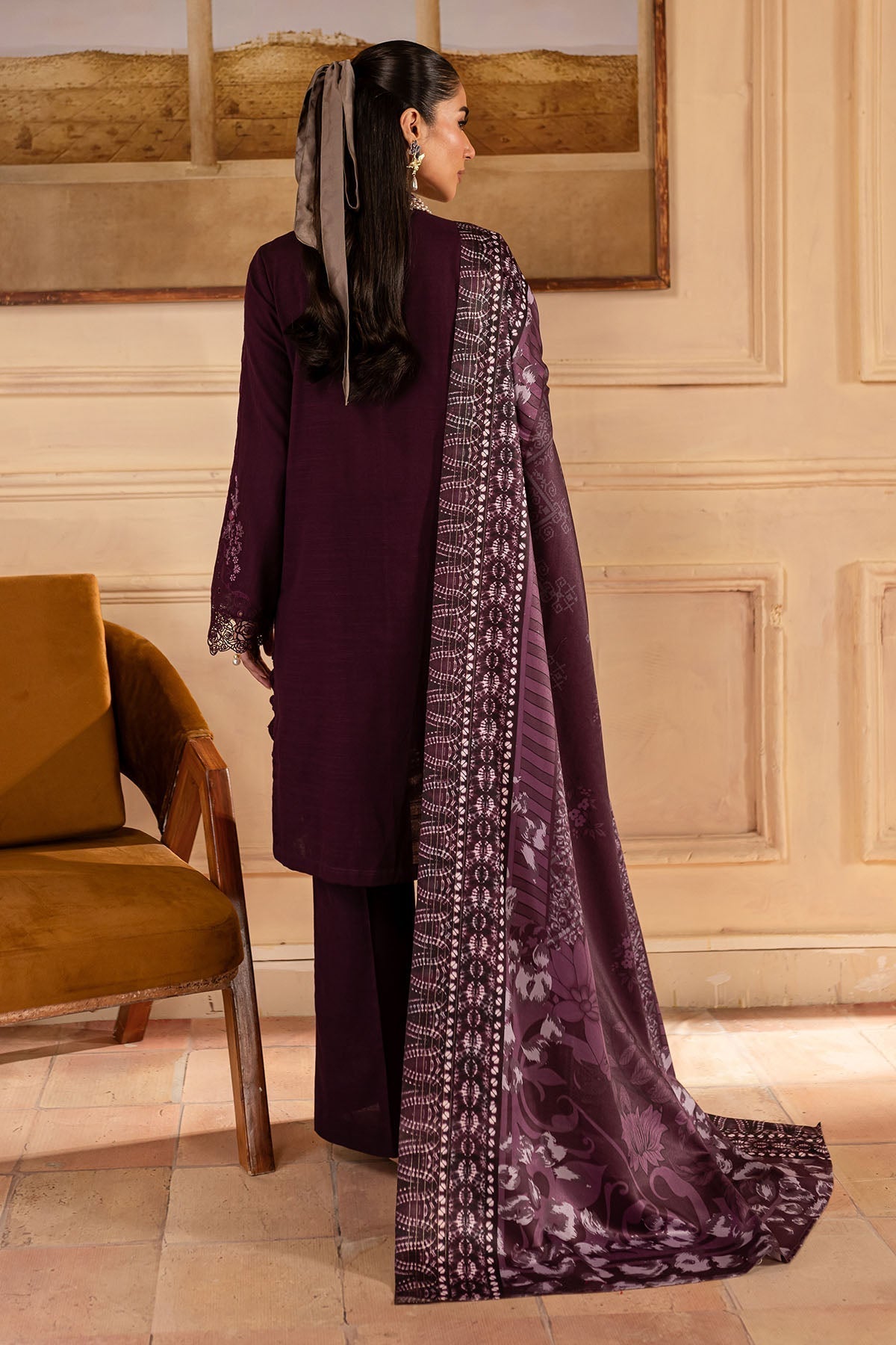 Nureh | Shades of Winter |  NP-581 - by - Libasekhas UK - Registered Vendor of : Nureh - 100% Original Designer Dresss