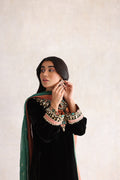 Sana Abbas | Velvet Formals | NURGUL - by - Libasekhas UK - Registered Vendor of : Sana Abbas - 100% Original Designer Dresss