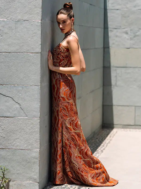 Epoque | Ciel Luxury Couture | Ochre - Libasekhas