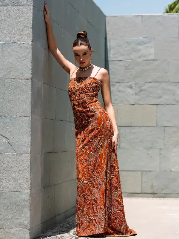 Epoque | Ciel Luxury Couture | Ochre - Libasekhas
