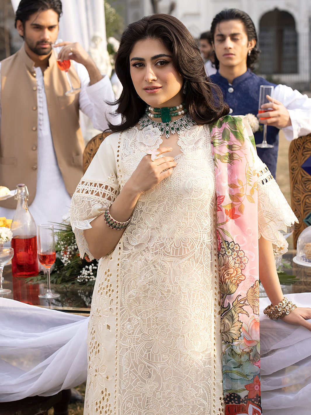 Mahnur | Mahrukh Luxury Lawn 24 | OPAL - by - Libasekhas UK - Registered Vendor of : Mahnur - 100% Original Designer Dresss