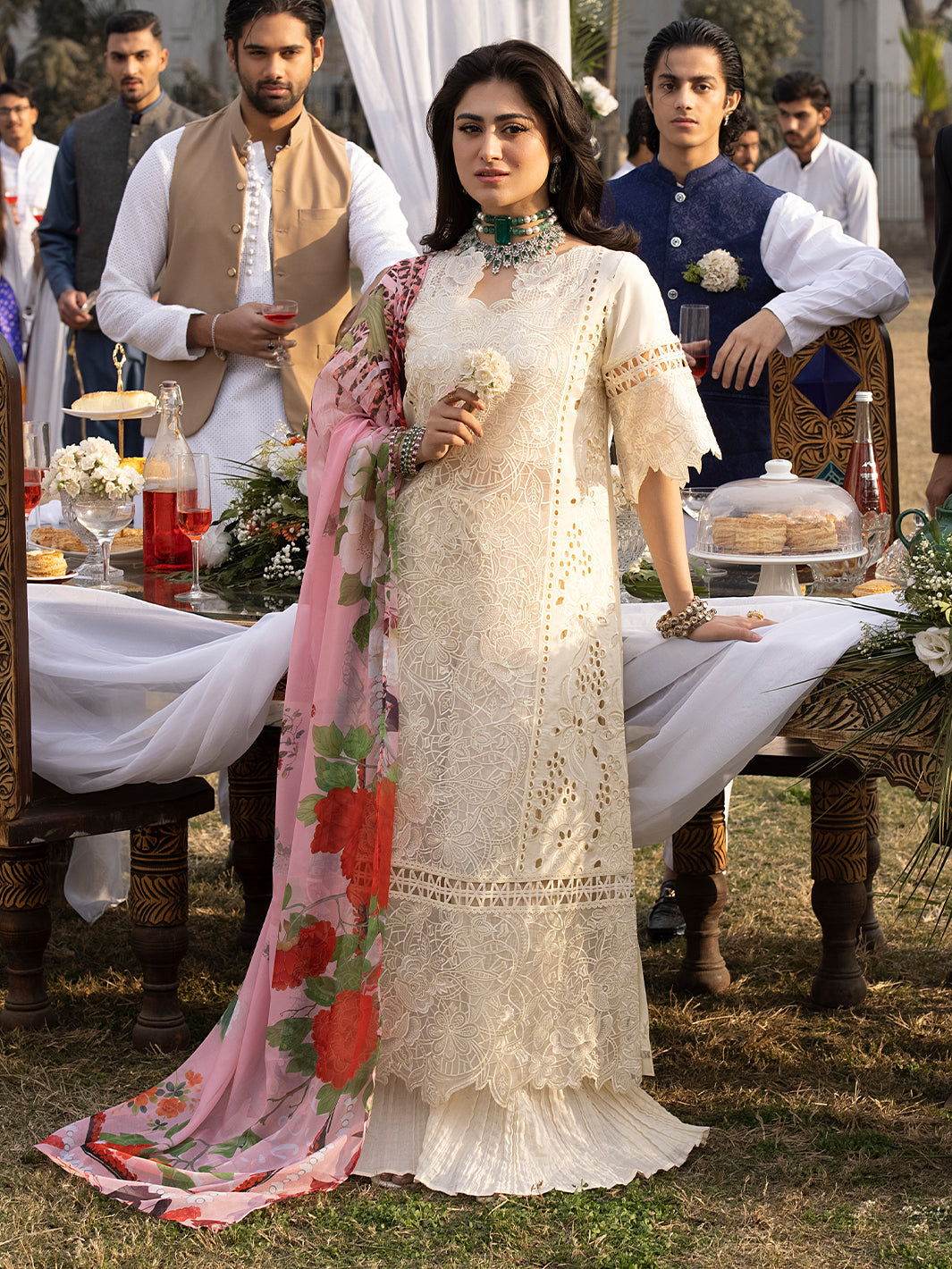 Mahnur | Mahrukh Luxury Lawn 24 | OPAL - by - Libasekhas UK - Registered Vendor of : Mahnur - 100% Original Designer Dresss